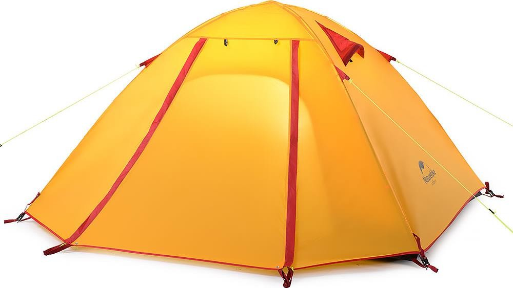 Палатка P-Series aluminum pole tent with new material 210T65D embossed design 2 man Naturehike