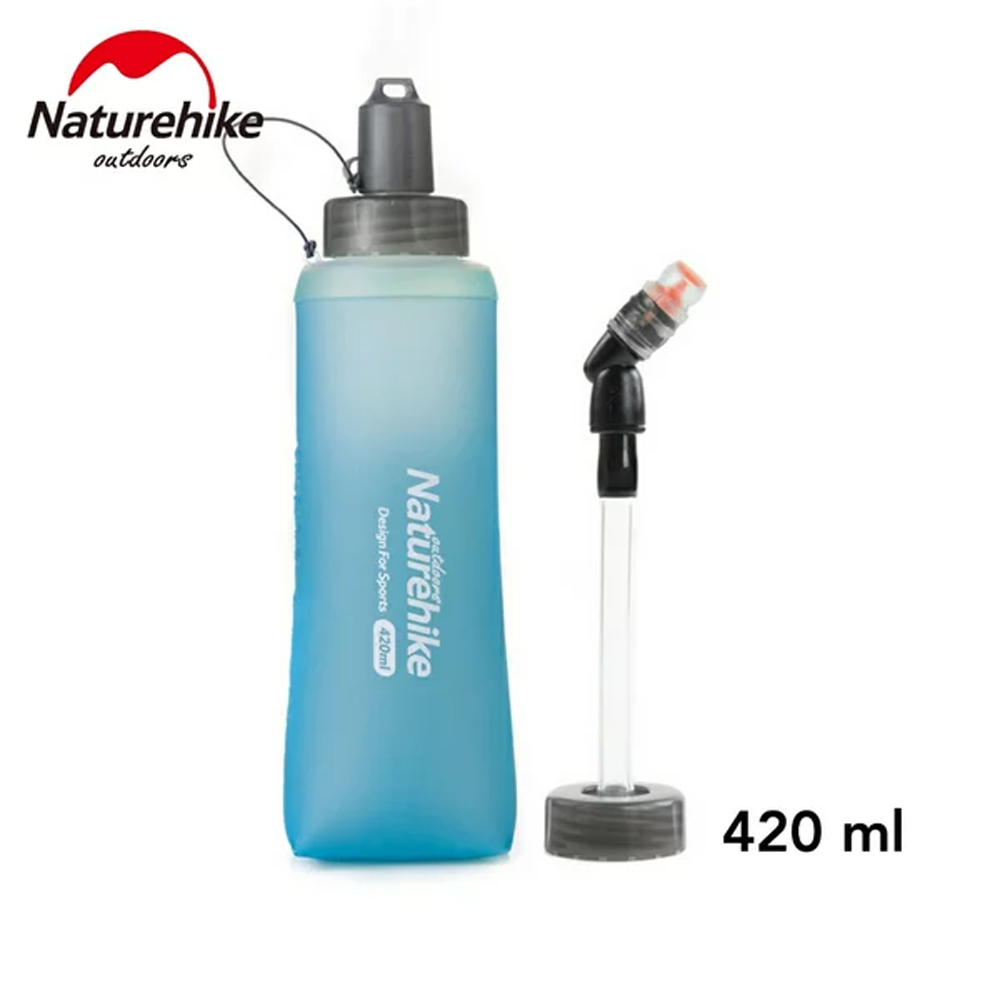 Бутылка cp01&cp02 antibacterial soft bottle set Blue 420 ml Naturehike
