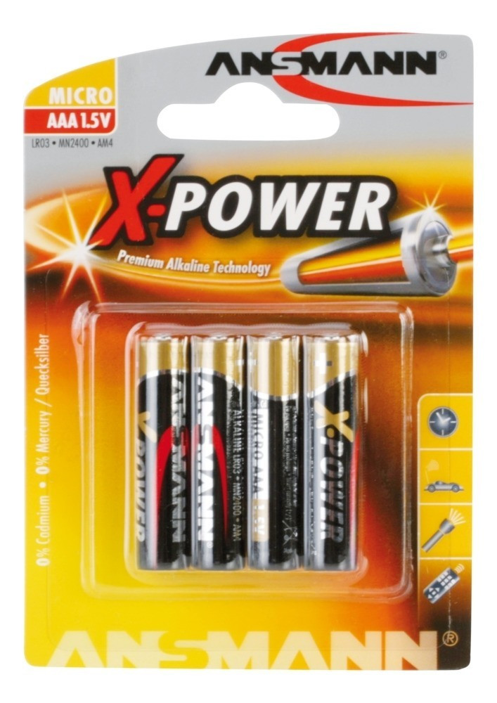 Батарейка AA Ansmann X-Power 1.5V 4шт