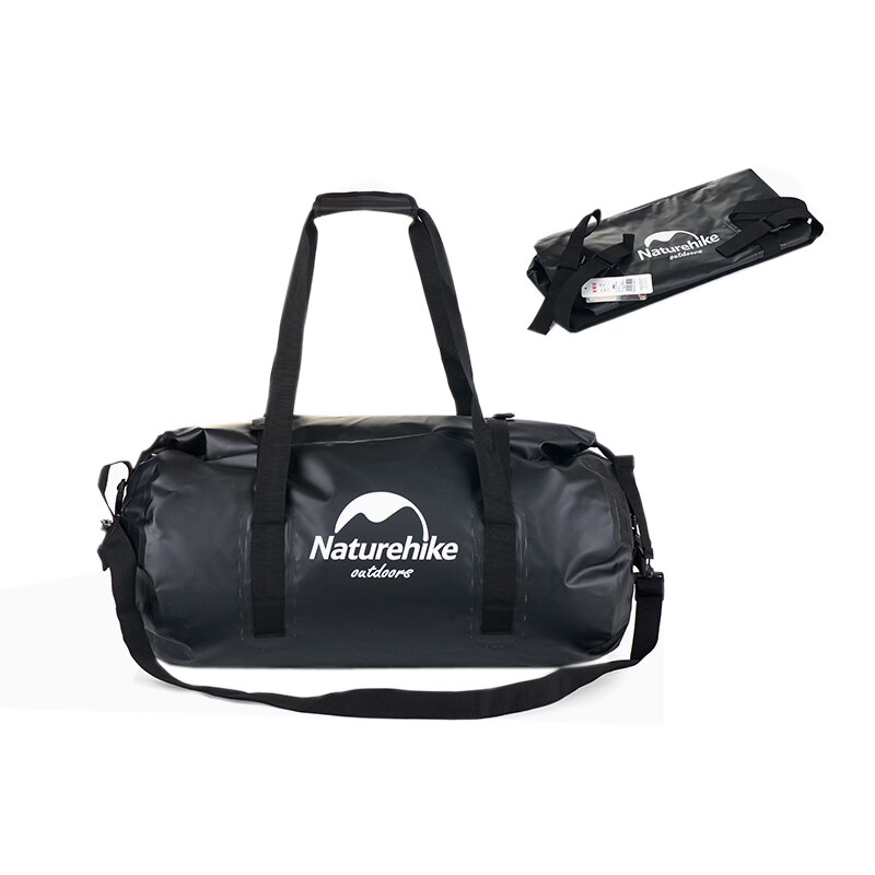 Сумка Wet and dry waterproof duffel bag Black 120 l Naturehike