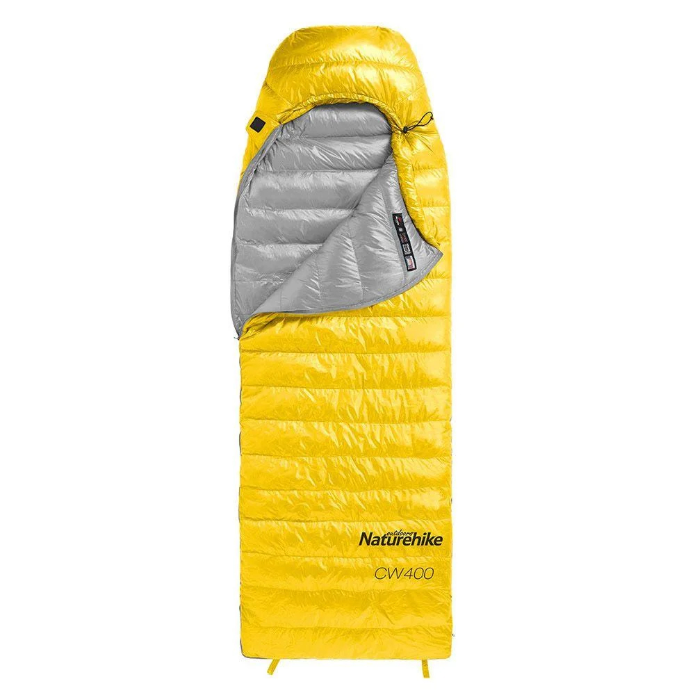 Спальный мешок CW400 mummy goose down sleeping bag Yellow M Naturehike