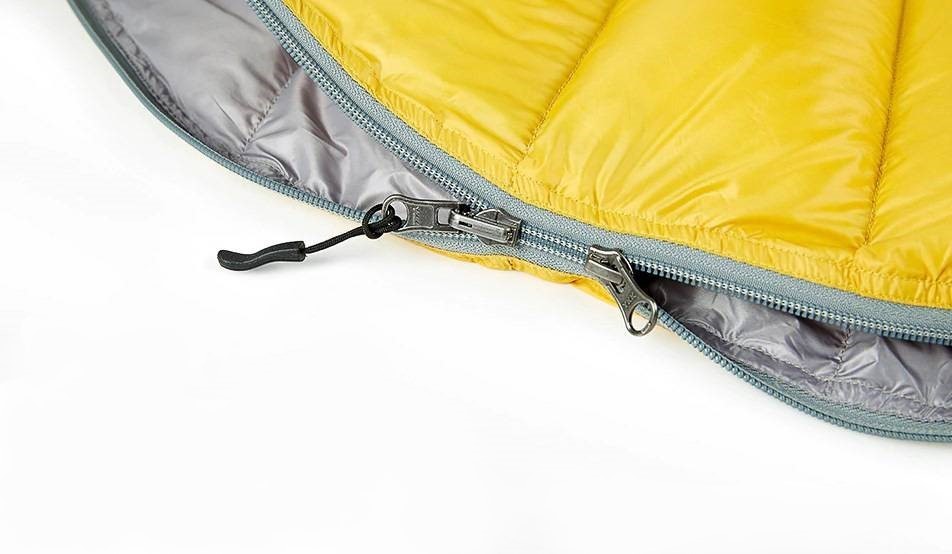 Спальный мешок CW400 mummy goose down sleeping bag Yellow L Naturehike