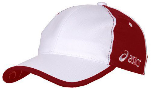 Бейсболка Team Cap 6 красная-белая T518Z0 2601 Asics