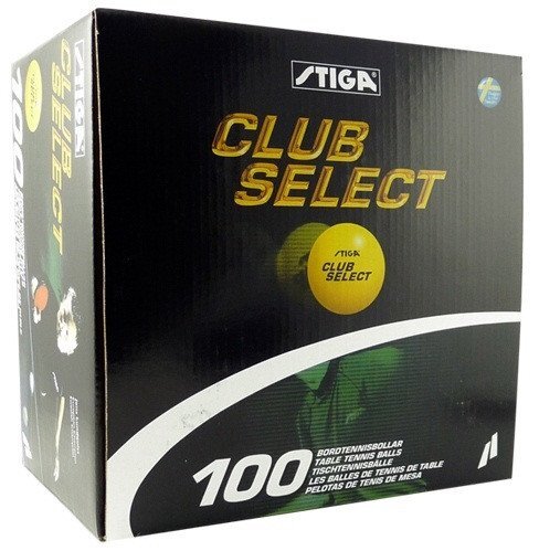 Шарики н/т Club Select 100 шт желтые 513500 Stiga