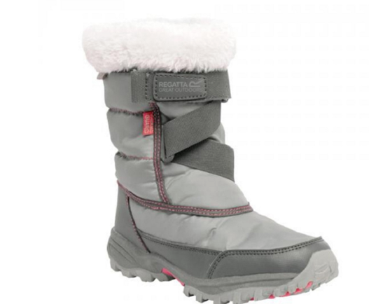Ботинки мальчуковые Snowcadet II Jnr RKF389 3NR,Черный (UK2) Regatta