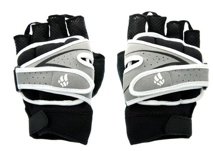 Перчатки с утяжелителями Weighter Gloves, S, Black/Grey M1391 11 4 17W Mad Wave