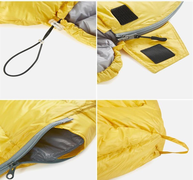 Спальный мешок CW300 mummy goose down sleeping bag Yellow Naturehike