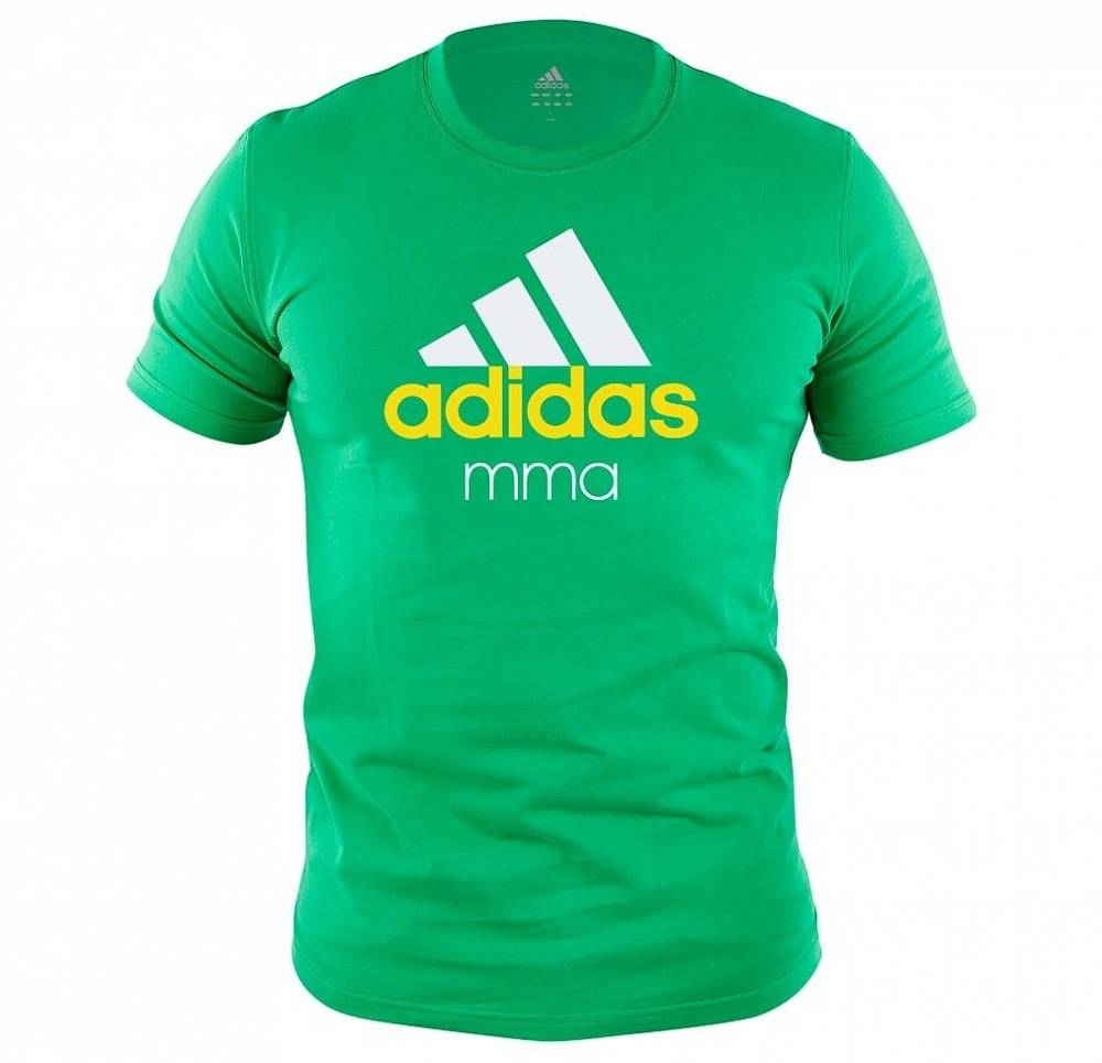 Футболка adiCTMMA Community T-Shirt MMA зелено/белая M